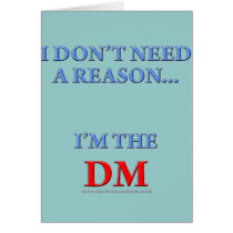 I'm the DM