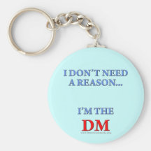I'm the DM Keychain