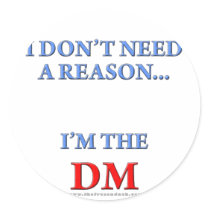 I'm the DM