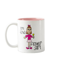 I'm the Flower Girl Favours Coffee Mugs