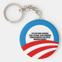 I'm the God fearing Conservative Key Chain