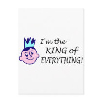 Im The King Of Everything Post Cards