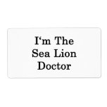 I'm The Sea Lion Doctor Personalized Shipping Label