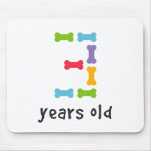 I'm Three Years Old Mouse Pads