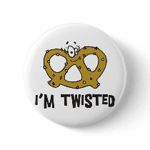 I'm Twisted Pretzel Pin