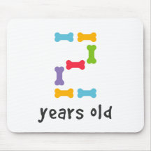 I'm Two Years Old Mouse Pads