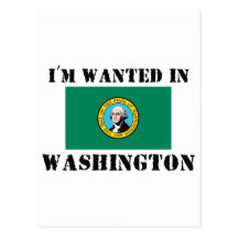 I'm Wanted In Washington Postcards