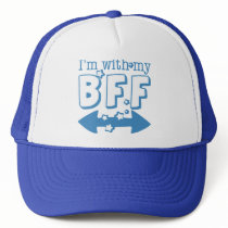 I'm with My BFF (double arrow) Mesh Hat