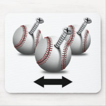 I'm with screwballs mouse pad
