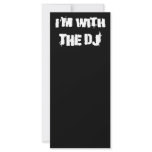 I'm With the DJ rack cards