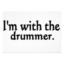 I'm with the drummer custom announcement