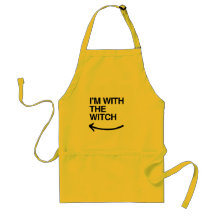 I'M WITH THE WITCH.png Apron