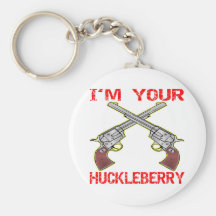 I'm Your Huckleberry 6 Guns Keychain