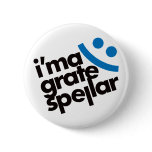 I'ma Grate Spellar - Blue buttons