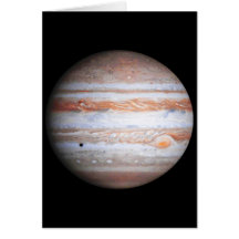 Image AUGMENTÉE de la NASA de flyby de Jupiter Cas Cartes De Vœux