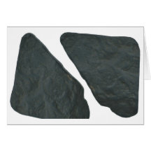 Image de roche de mystère carte de vœux