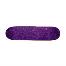 Image of Bright Purple Glitter Skate Board
