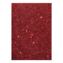 Image of trendy red glitter announcement