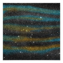 Image of yellow and turquoise Glitter Photo