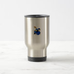 Image réglée de piège bleu graphique de version de tasse