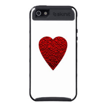 Image rouge lumineuse de coeur