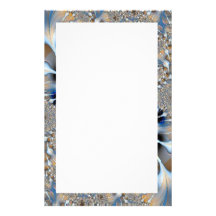 imaginaire bleu papier à lettre customisable