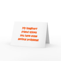Imaginary Friend Greeting Card