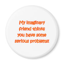 Imaginary Friend Refrigerator Magnets