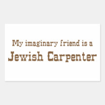 Imaginary Friend Rectangular Sticker