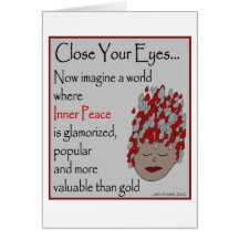 Imagine Inner Peace Card