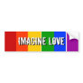 IMAGINE LOVE BUMPER STICKERS