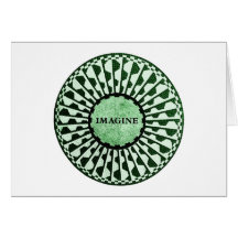 Imagine Mosaic, Strawberry Fields, Central Park 02 Card