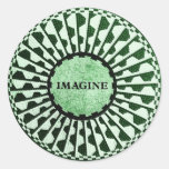Imagine Mosaic, Strawberry Fields, Central Park 02 Stickers