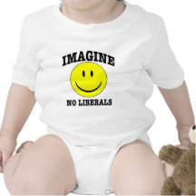 Imagine No Liberals Baby Bodysuit