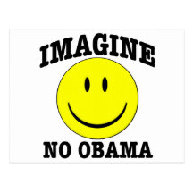 Imagine No OBAMA Postcards