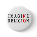 Imagine No Religion Button