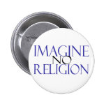 Imagine no Religion Pinback Buttons