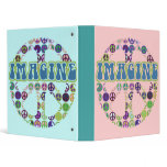 Imagine Peace Notebook Binders