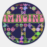 Imagine Peace Stickers