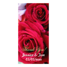 imagine Roses Wedding Photo Cards