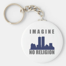 Imagine Twin Towers sillouette Key Chain