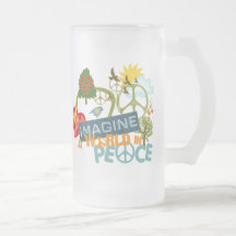 Imagine World Peace Coffee Mugs