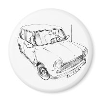Imán coche inglés clásico