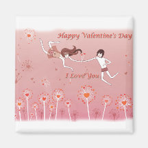 Íman Happy Valentine's Day Fridge Magnet