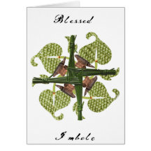 Imbolc béni cartes de vœux