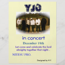 IMG_0582, YJC, in concert, December 19th , Let ... Flyer Design