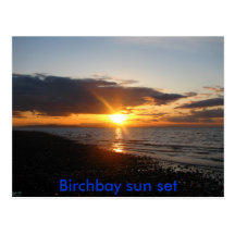 IMG_0649, Birchbay sun set Postcard