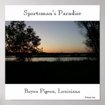 IMG_1052, Bayou Pigeon, Louisiana, Sportsman's ... Poster