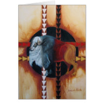 IMG_2593white buffalo Greeting Card