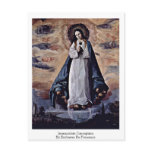Immaculate Conception By Zurbaran De Francisco Postcard